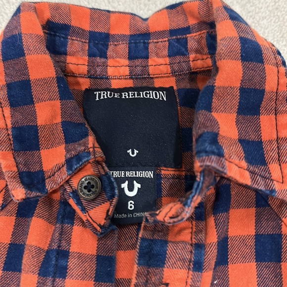 True Religion Kids Button Down Shirt - Picture 3 of 5